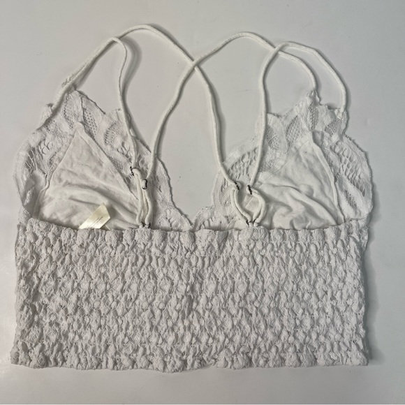 Free People One Adella Bralette White Size Large - Picture 2 of 3
